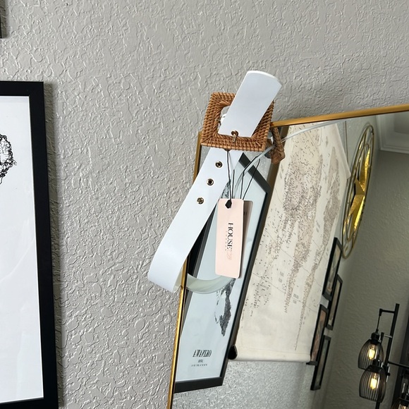 House of CB 'Fauna' Tan + White Rattan Belt - Picture 7 of 8